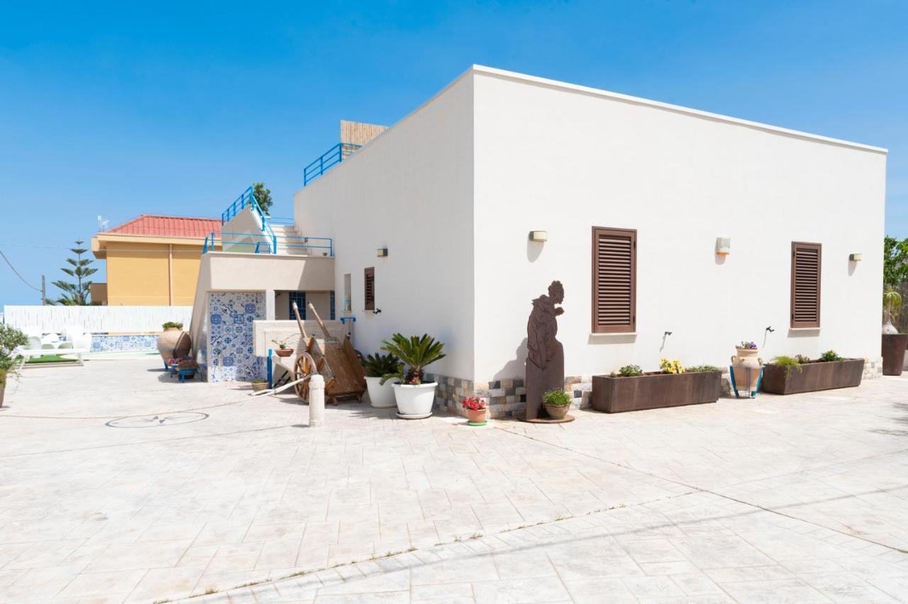 Villa Con Piscina Alcamo Marina Exterior foto